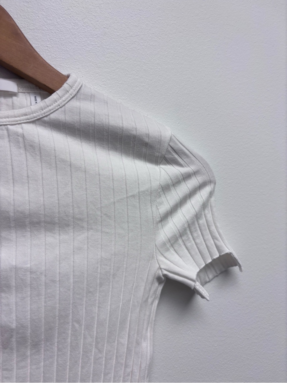 Helmut Lang Luxe Pima Ribbed Top - Picture 7 of 13